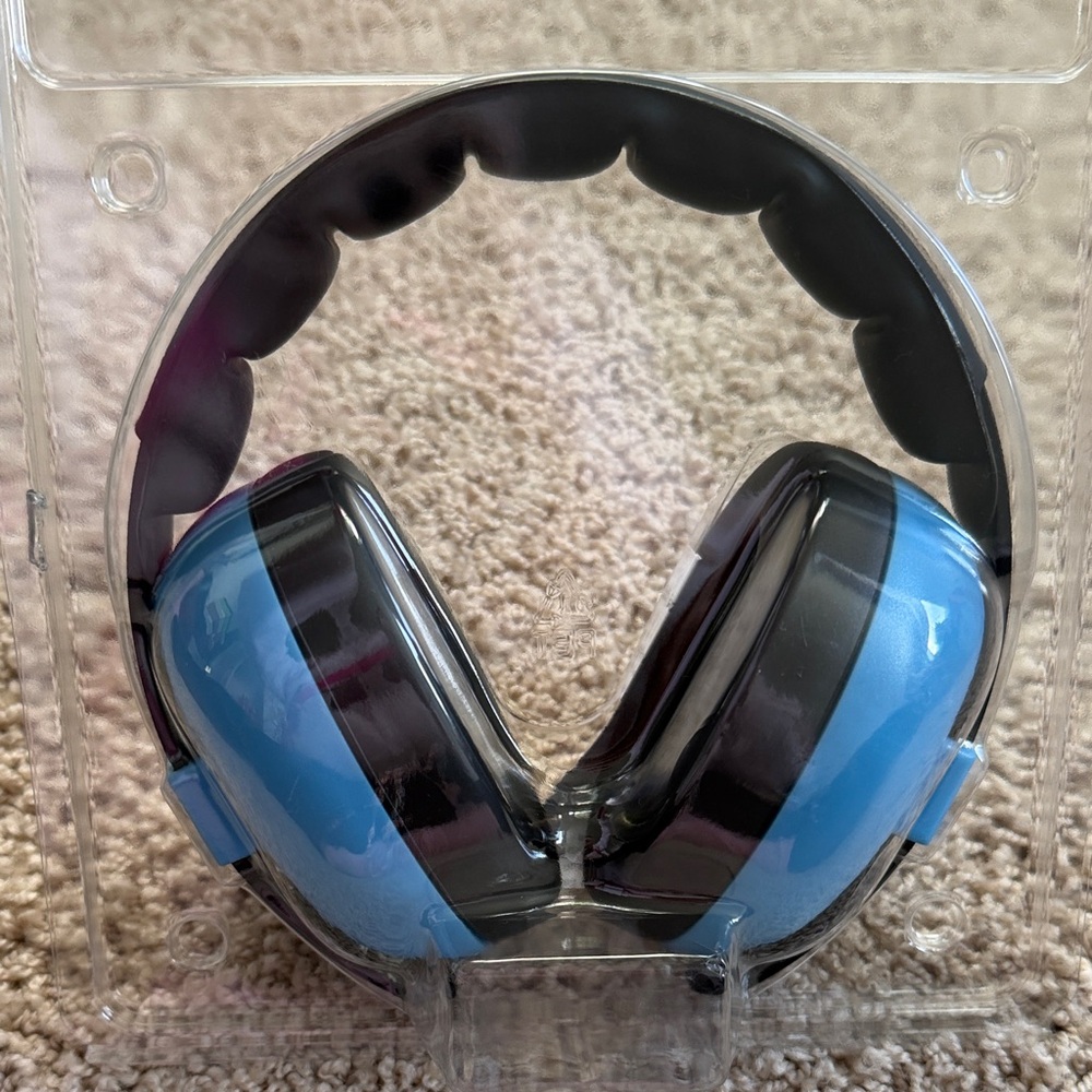 Baby Banz Blue and Black Noise-Cancelling Headphones